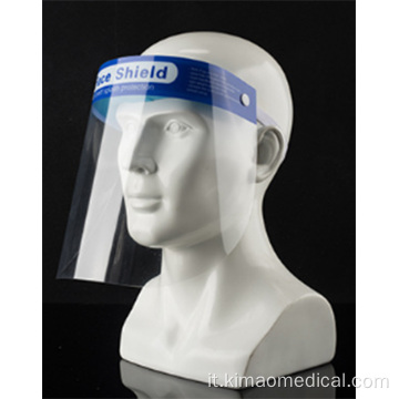 Maschera di protezione del viso con visiera trasparente